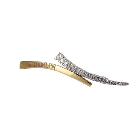 SPILLA IN ORO BIANCO E ROSA CON DIAMANTI CT 0 54 DAMIANI Luxury Zone