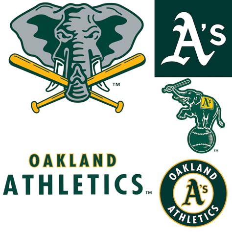 Oakland Athletics Logo Mlb Baseball Svg Cut File For Cricut Etsy