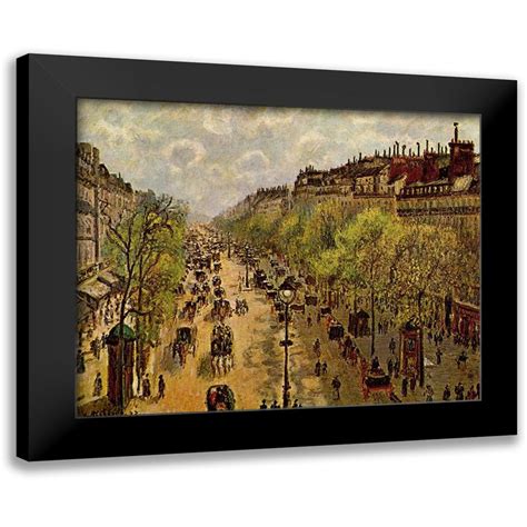 Pissarro Camille X Black Modern Framed Museum Art Print Titled