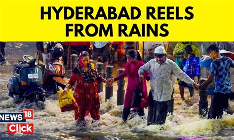 Hyderabad Rain Monsoon Fury Continues In Telangana Red Alert In 9