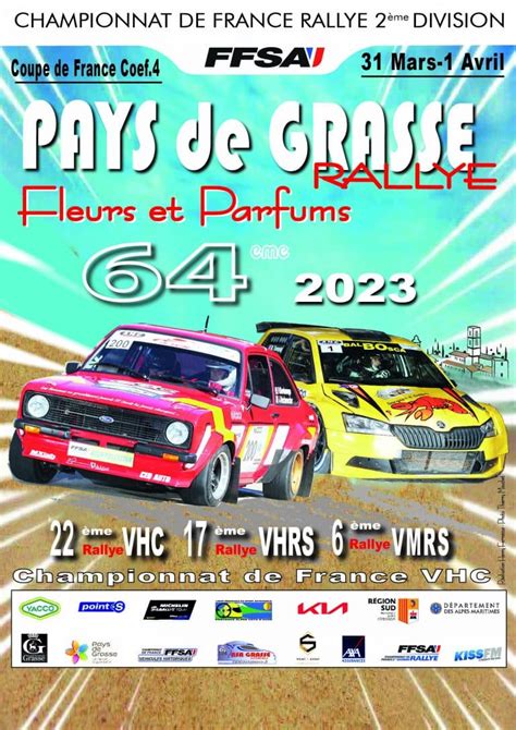 Rallye Du Pays De Grasse 2023 Rallye Infos