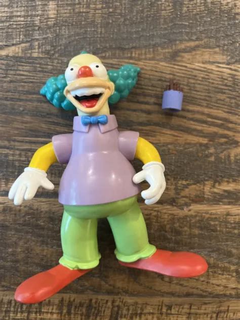 FIGURINE PLAYMATES INTERACTIVE The Simpsons Series Krusty The Clown Wos