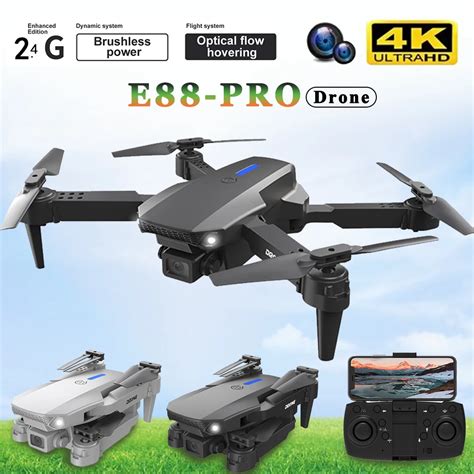 Dron Teledirigido E88Pro Con C Mara 4K Dual HD Dron Profesional De