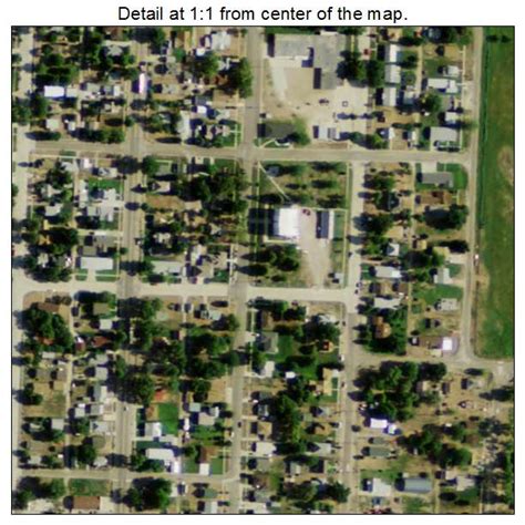 Aerial Photography Map of Bassett, NE Nebraska