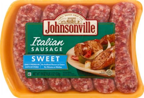 Johnsonville Sweet Italian Sausage Links 19 Oz King Soopers