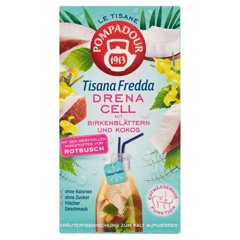 Pompadour Le Tisane Tisana Fredda Drena Cell 18 X 2 5 G NonPesa It