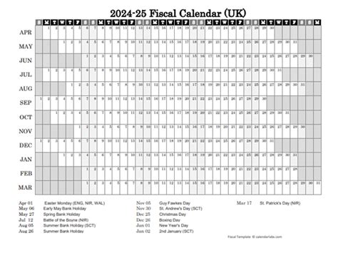 Free Financial Year Calendar Peg Leanna