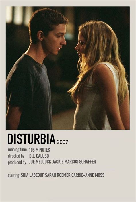 Disturbia Movie Poster