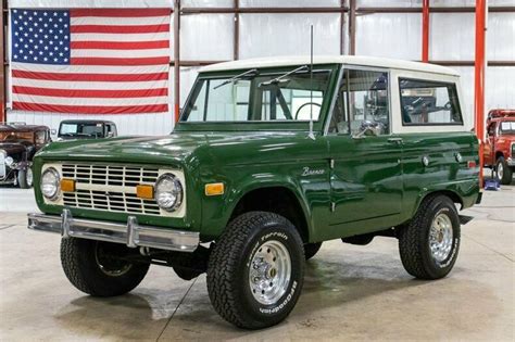 1973 Ford Bronco 10363 Miles Mallard Blue Suv 302cid V8 3 Speed Manual