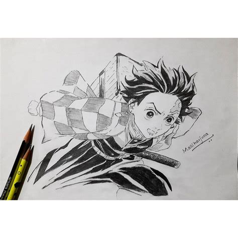 Kimetsu No Yaiba Pencil Sketch Female Sketch Timeless Art Art