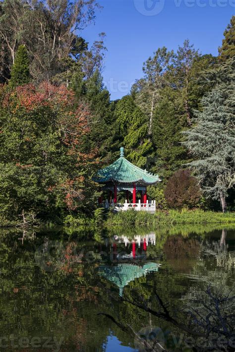 Chinese Pavilion in Golden Gate Park, San Francisco, CA 3051898 Stock ...