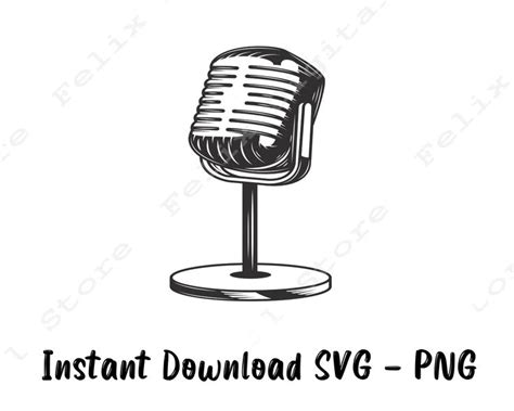 Music Svg Designs Musical Instruments Svg Microphone Svg Etsy Svg