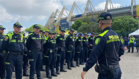 1 600 policías listos para la seguridad del encuentro deportivo