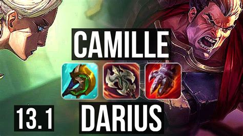 Camille Vs Darius Top Quadra Legendary K Mastery Kr