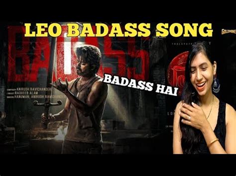 Leo Badass Lyric Hindi Thalapathy Vijay Lokesh Kanagaraj