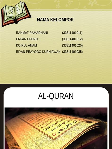 Sejarah Al Quran Pdf