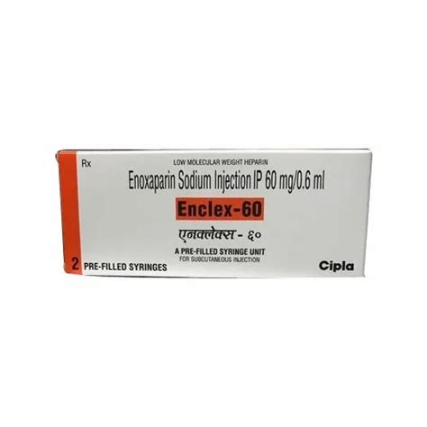 Enclex Enoxaparin Injection Mg Ml At Rs Piece