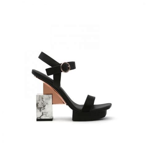 Cube Sandal Hi Blackunited Nude Parco