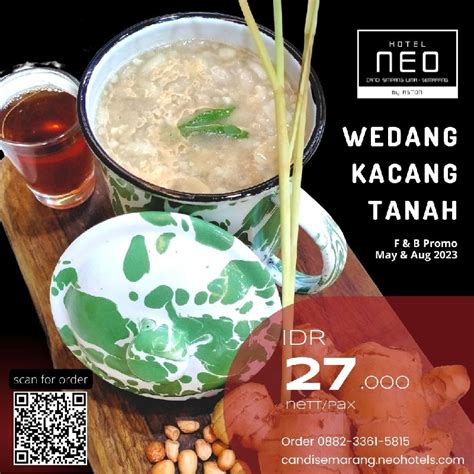 Megatix Wedang Kacang Tanah Hotel Neo Candi Simpang Lima Semarang