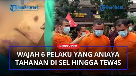 Wajah Pelaku Penganiaya Tahanan Yang Tew S Di Sel Polretabes Medan