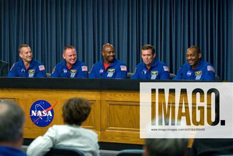 Cape Canaveral Fla Crew Members Of Space Shuttle Atlantis Sts