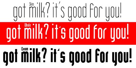 Got Milk Font Download - Working on a parody of the “got milk?” ads and loved the challenge of ...