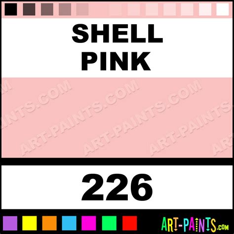 Shell Pink Artists Watercolor Paints - 226 - Shell Pink Paint, Shell ...