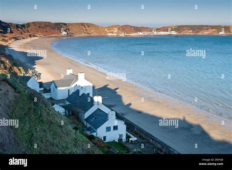 Nefyn Beach Looking To Porth Dinllaen Lleyn Peninsula Gwynedd North