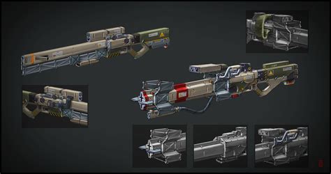 Artstation Laser Gun Victor Kudryashov