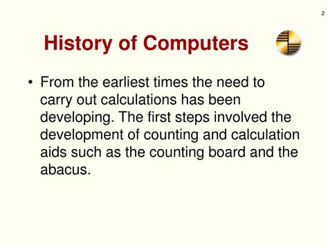 Ppt History Of Computing Powerpoint Presentation Free Download Id