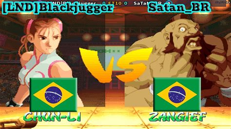 Street Fighter Alpha 2 LND Blackjugger Vs Satan BR FT10 YouTube