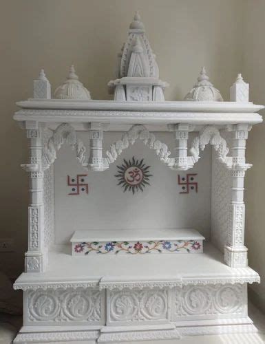 White Marble Mandir For Home At Rs Stone Temple In Gurugram