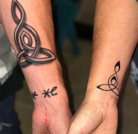 Mother Son Infinity Tattoos