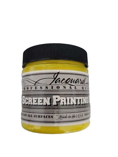 Brand New Sealed Jacquard Professional Screen Printing Ink 4 Oz Op