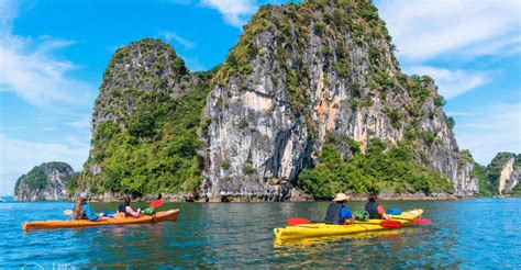 Ab Hanoi Ha Long Bay Tages Kreuzfahrt Mit Kajakfahren Und