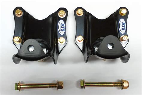 Ford F Series Rear Leaf Spring Hanger Assembly Kit 2 Hangers Fits 3 Wide Leaf Spring Free