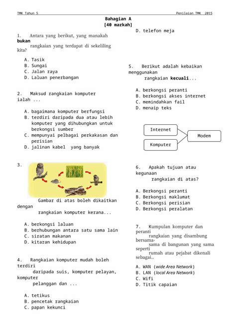 Doc Penilaian Modul Tmk Tahun Dokumen Tips