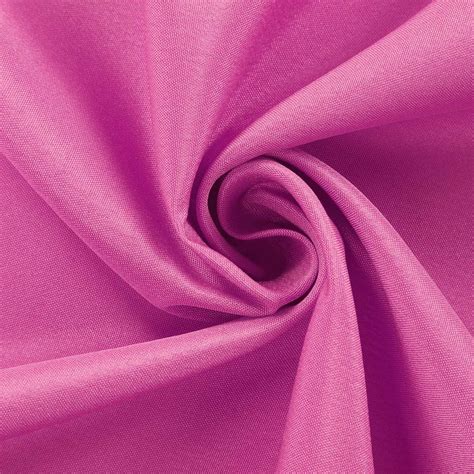 108 In Fuchsia Round Polyester Tablecloth