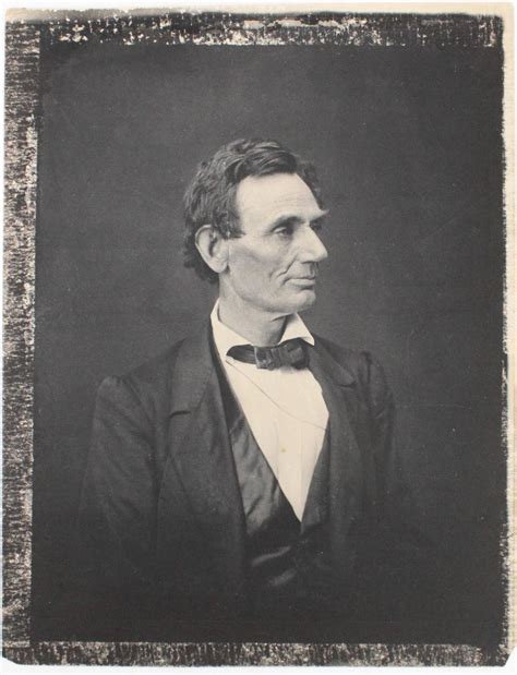 At Auction Abraham Lincoln Portrait By Alexander Hessler 1860