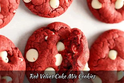 How To Make Red Velvet Cake Mix Cookies At Home Foodie Front