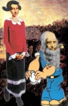 Mona Friends Popeye And Olive Cool Pictures Funny Pictures Giocondo