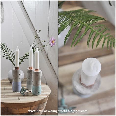 DIY Beton Kerzenständer gar nicht grau und trist DIY BLog