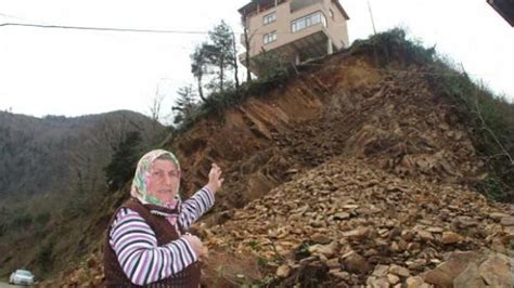 Rize de heyelan 3 ev tahliye edildi Haber 7 GÜNCEL