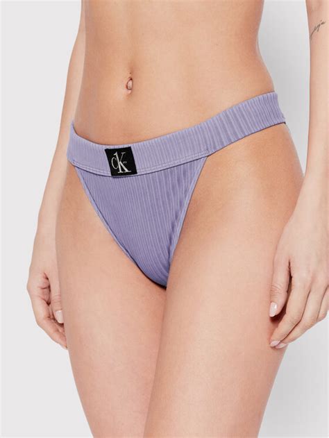 Calvin Klein Swimwear Bikini Pezzo Sotto Cheeky KW0KW01718 Viola