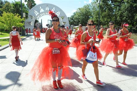 French Quarter Event Red Dress Run New Orleans Company