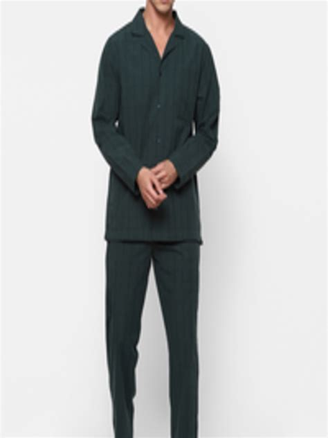 Buy Ajile By Pantaloons Men Green Night Suit Night Suits For Men