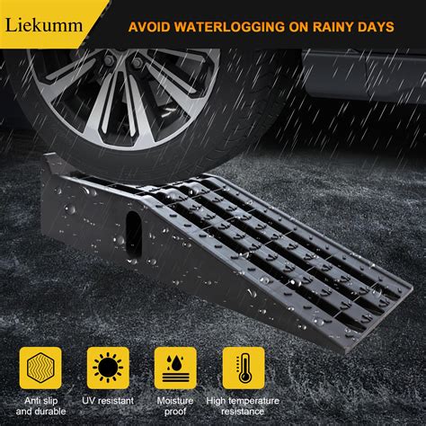 Snapklik.com : Car Ramps, Set Of 2 Car Service Ramps, Plastic Vehicle
