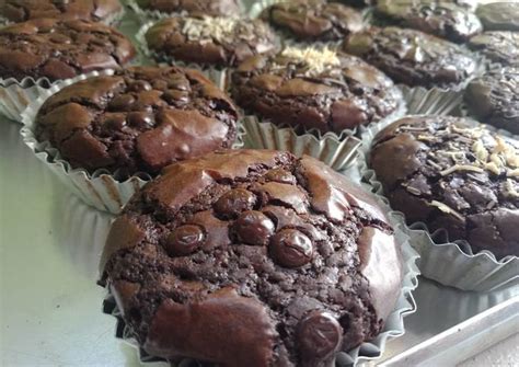 Resep Fudgy Brownies Cup Oleh Ailsa Asha Cookpad