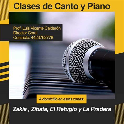 Clases De Canto Y Piano Vecino Zakia