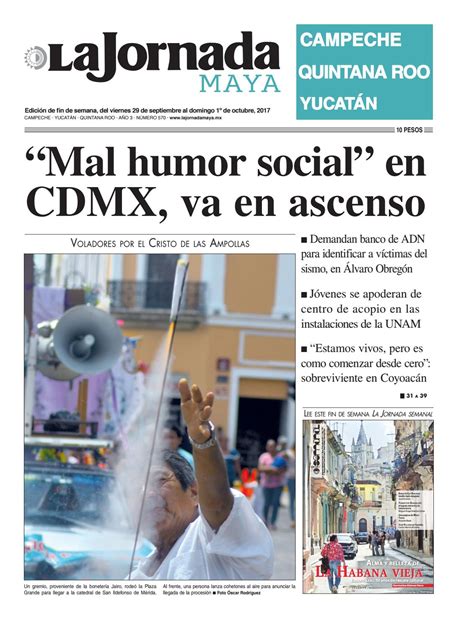 La Jornada Maya · 29 De Septiembre By La Jornada Maya Issuu